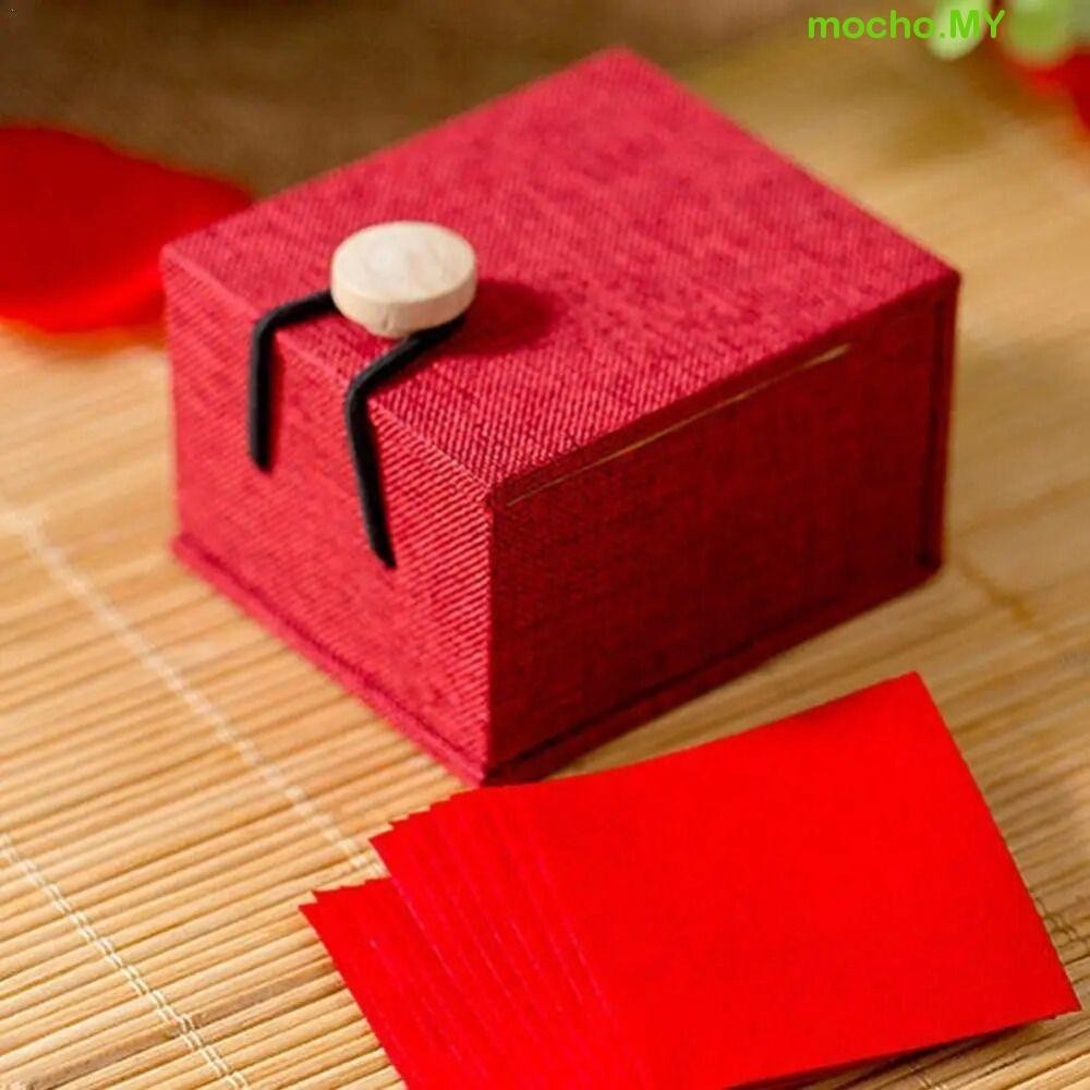 MOCHO Ancient Chinese Lipstick Paper, Long Lasting Red Lip Gloss Paper