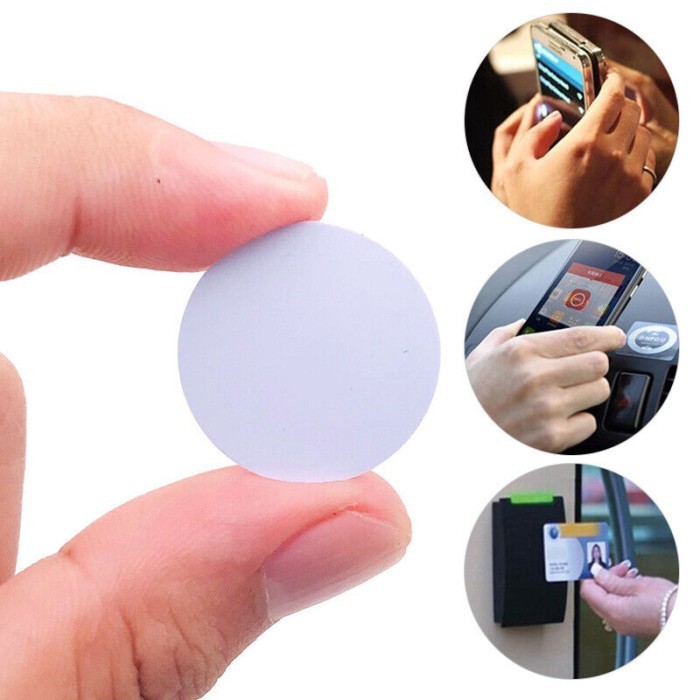 NFC Sticker RFID Tag 25mm Small Round Door Access 13.56 MHz Read Write ...