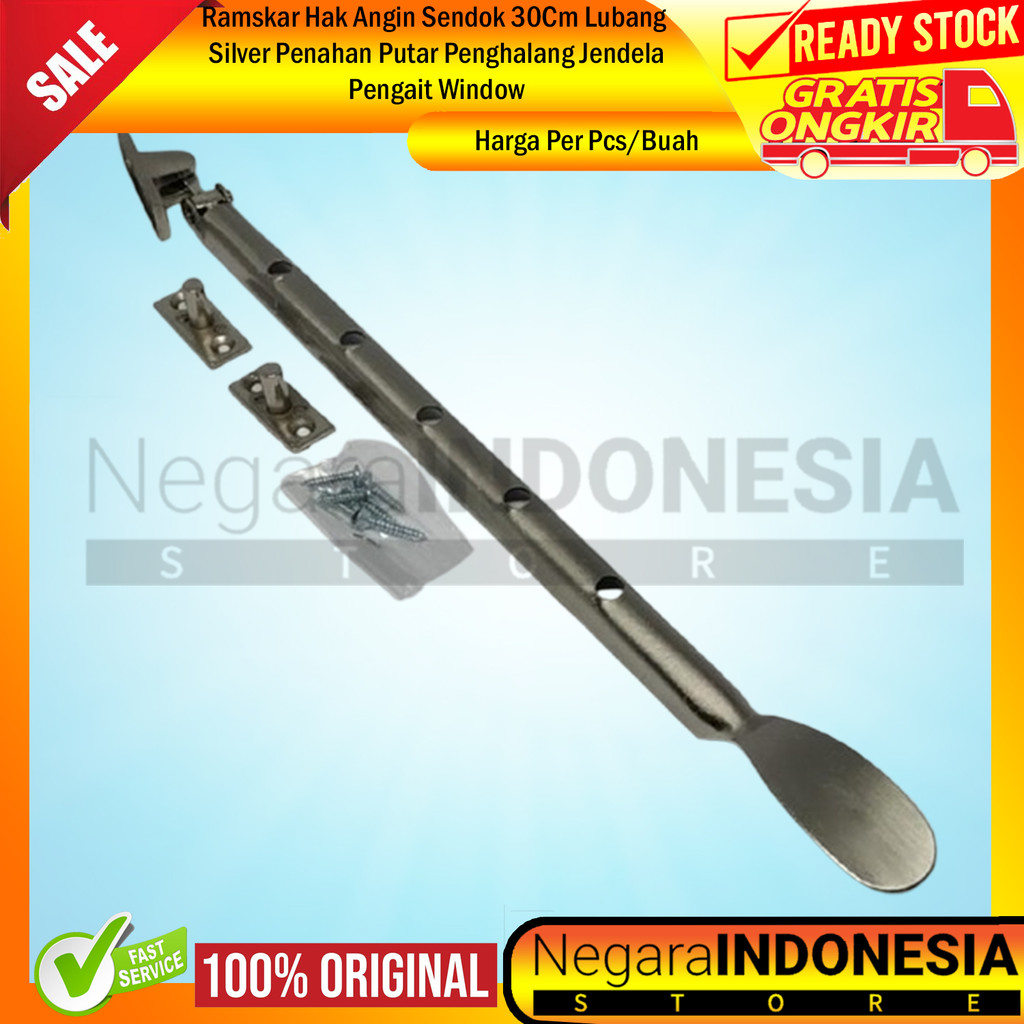 Ramskar Wind Right Spoon 30Cm Silver Hole Swivel Retainer Window ...