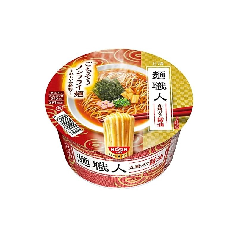 Nissin Foods Nissin Menjyojin Soy Sauce Cup Noodles 88g x 12 pcs