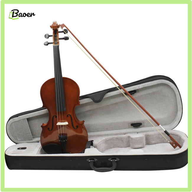 Pyle Premium Solid Wood Full Size Violin Kit, 4/4 Violin