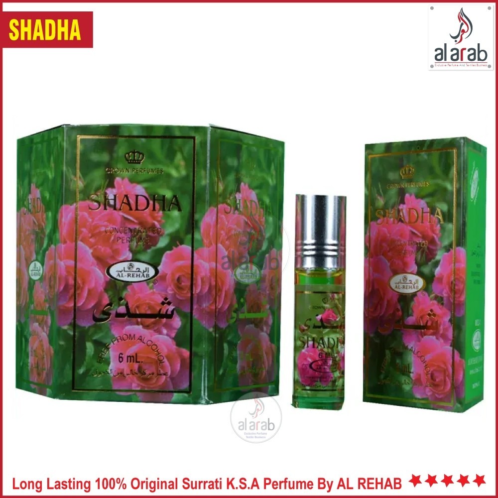 SHADHA Original* Al Rehab Unisex Attar Roll On 6ml X 6pcs Box (Roll on ...