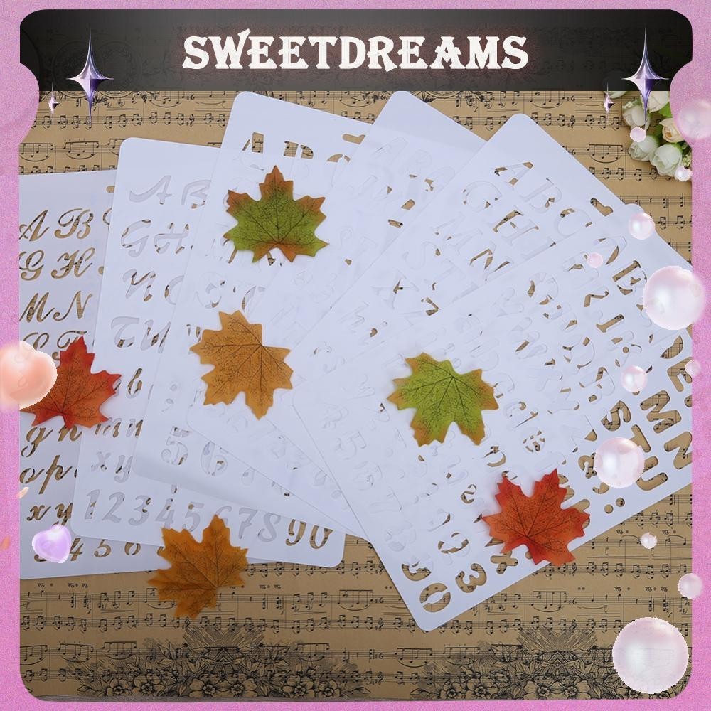 Lettering Stencil Letter Alphabet Stencils Painting Paper Craft Number ...