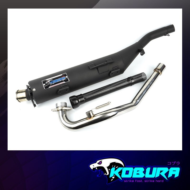 KOBURA Y15ZR Y15 YSUKU EXHAUST SYSTEM SET STANDARD OPEN BACK TRU YAMAHA ...
