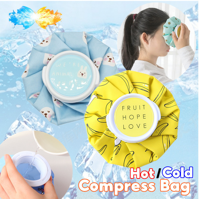 Reusable Hot/Cold Compress Bag Portable Water Injected Compress Sprain