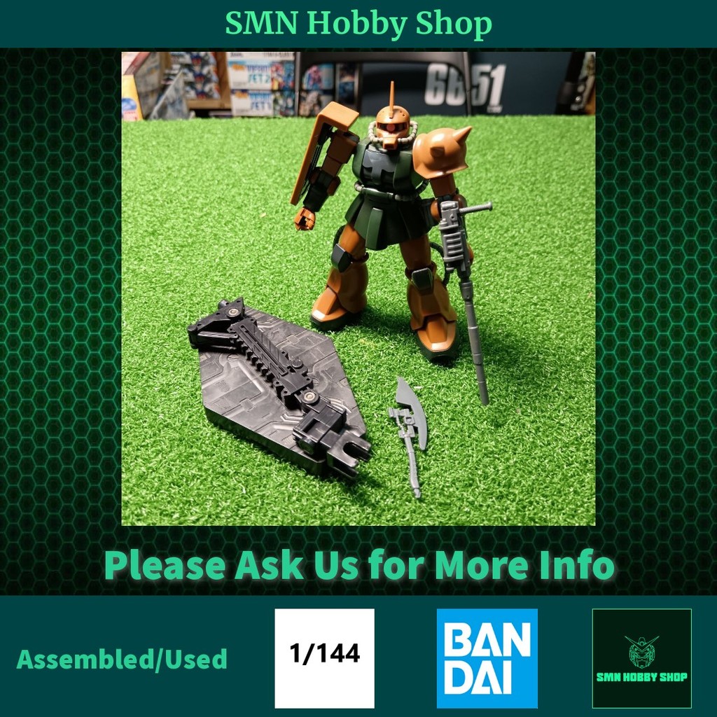 Assembled/Used HG 1/144 Zaku II FS Gunpla Gundam Toys Plastic Model Kit ...