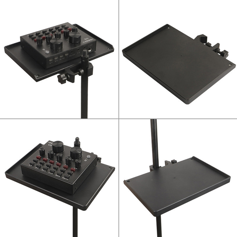 Speaker Rack Sound Card Tray Microphone Holder Tray Microphone Stand ...