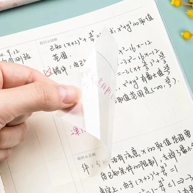 50 pcs Waterproof & Clear & Sticky Notes, Sticky Notes / Daily To-Do ...