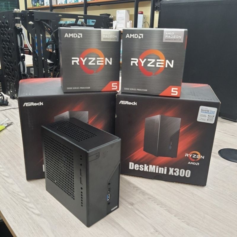 ASROCK DeskMini X300W PC with Ryzen 5 5600G - Updated BIOS, Support ...