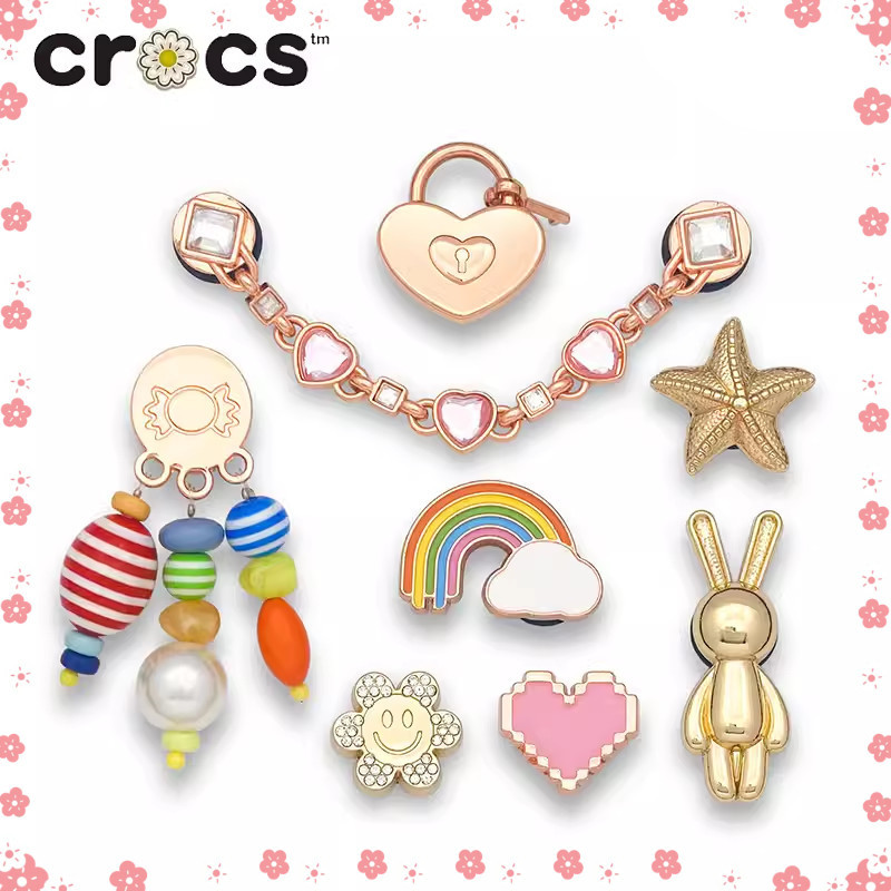 [J & Q] Crocs Jibbitz Shoe Charms Crocs Shoe Accessories Diamond ...