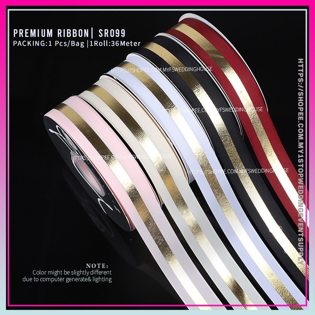 Premium Ribbon / Polyester Ribbon / Riben Gift Box / Riben Cantik ...