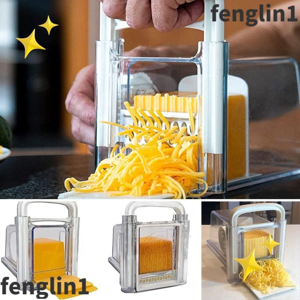 FENG 4 In 1 Cheese Cutter, Cheese Cutting Tools Easy to Clean Cheese Slicers, Creative Gift