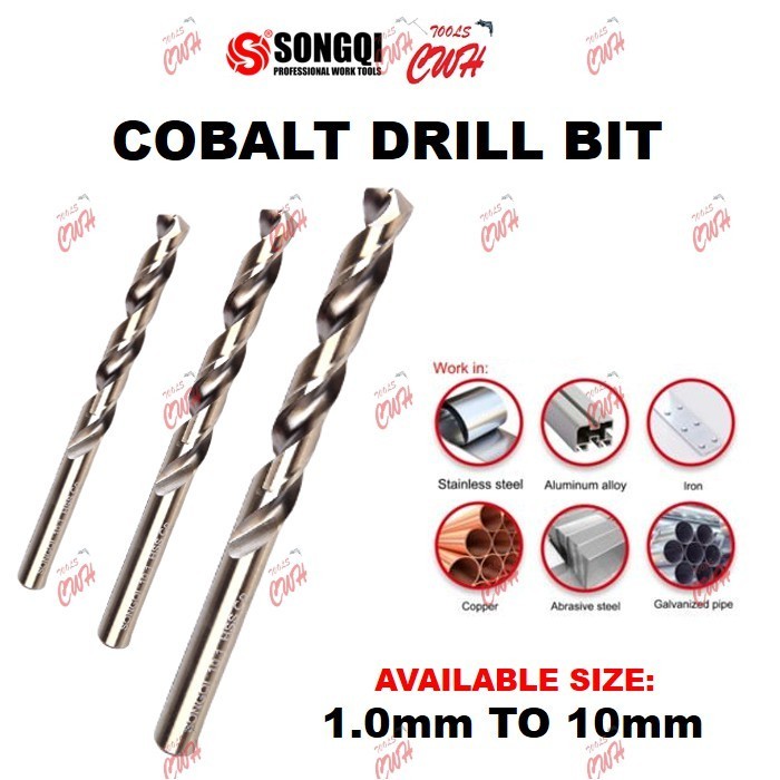 1-7.5MM PRC COBALT HSS DRILL BIT M35 GRADE 5% CONTAIN FOR STAINLESS ...