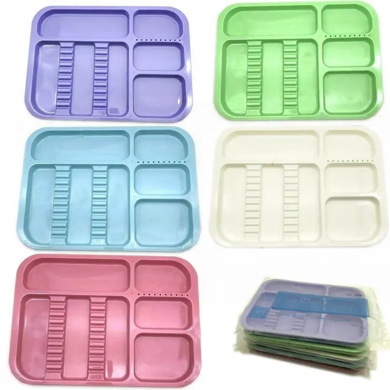 Plastic Dental Instruments Tray Split Segregated Placed Trays 135 ...