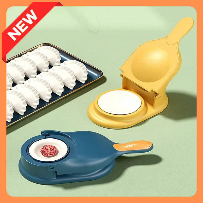 [PROMO] 2in1 Dumpling Maker Mould Dough Pressing Tool Manual Press ...