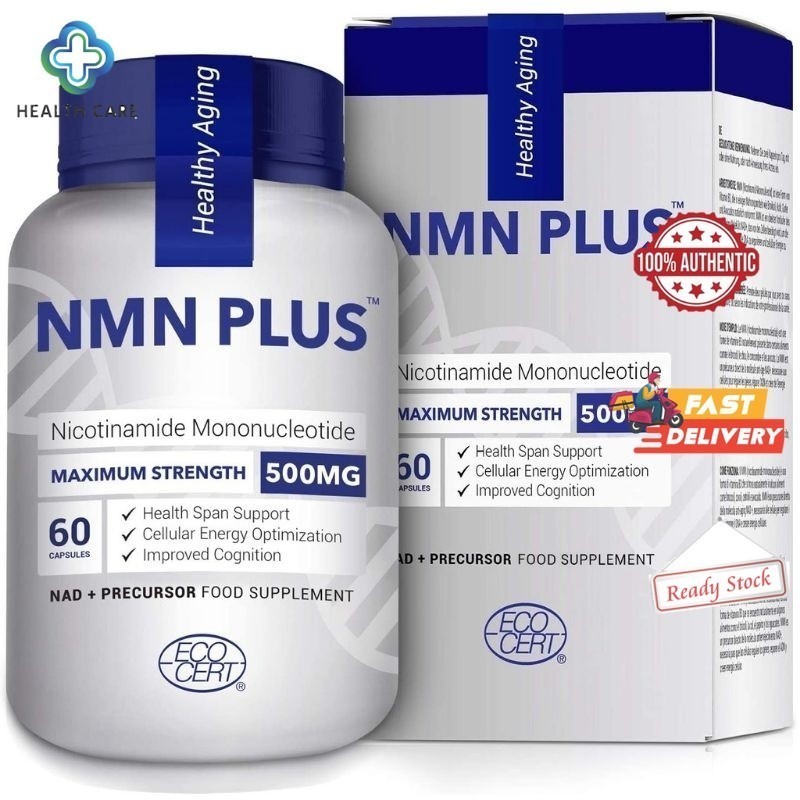 NMN Plus - Maximum Strength NMN (Vegetarian capsule)cellulose, 500mg ...