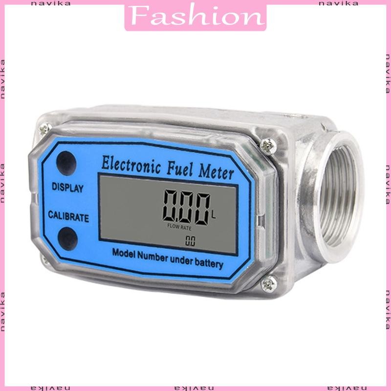 NAV Industrial Grade Flow Meter Digital Fuel Flowmeter 1inch Flow Meter ...