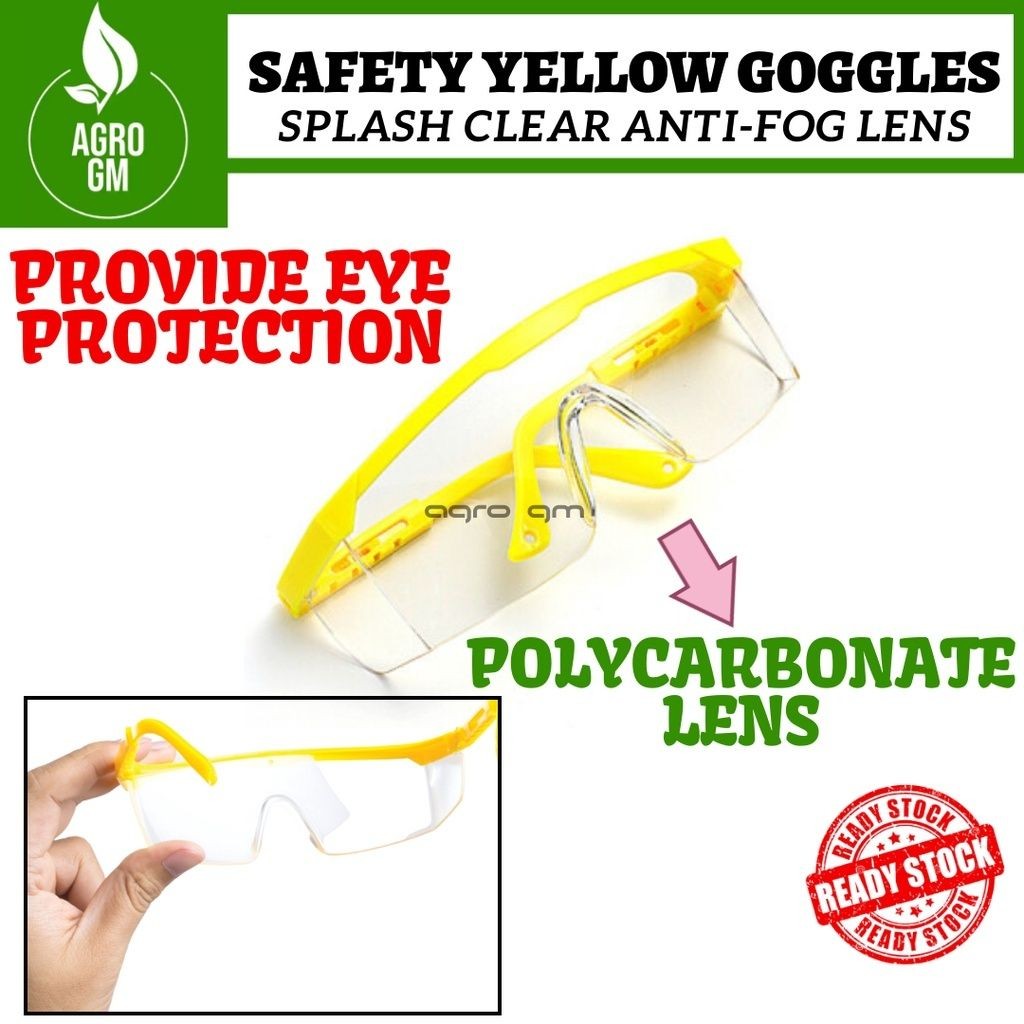 Cermin Mata Keselamatan Kebun Eye Protection Safety Goggle Eyewear ...