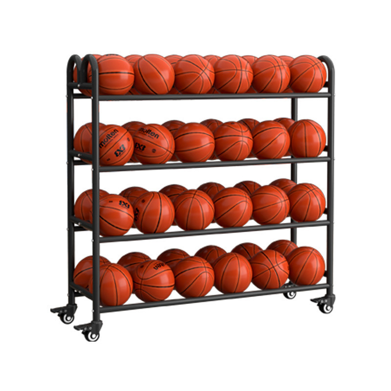Kindergarten school ball basketball volleyball storage rack mobile ...