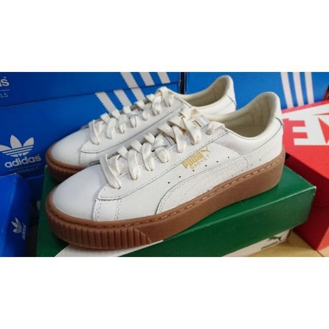 Puma basket platform shop core white