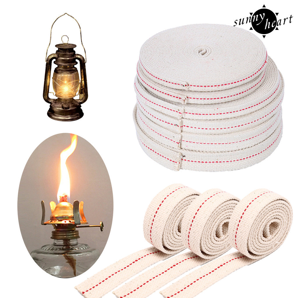 [SH]3Pcs Lamp Wicks Lantern Wicks Ecofriendly No Odor Wide Application