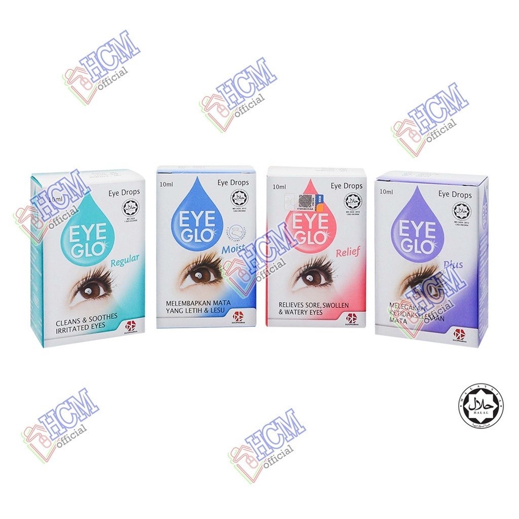 EYE GLO EYE DROP REGULAR / MOIST / PLUS / RELIEF 10ML | Shopee Malaysia