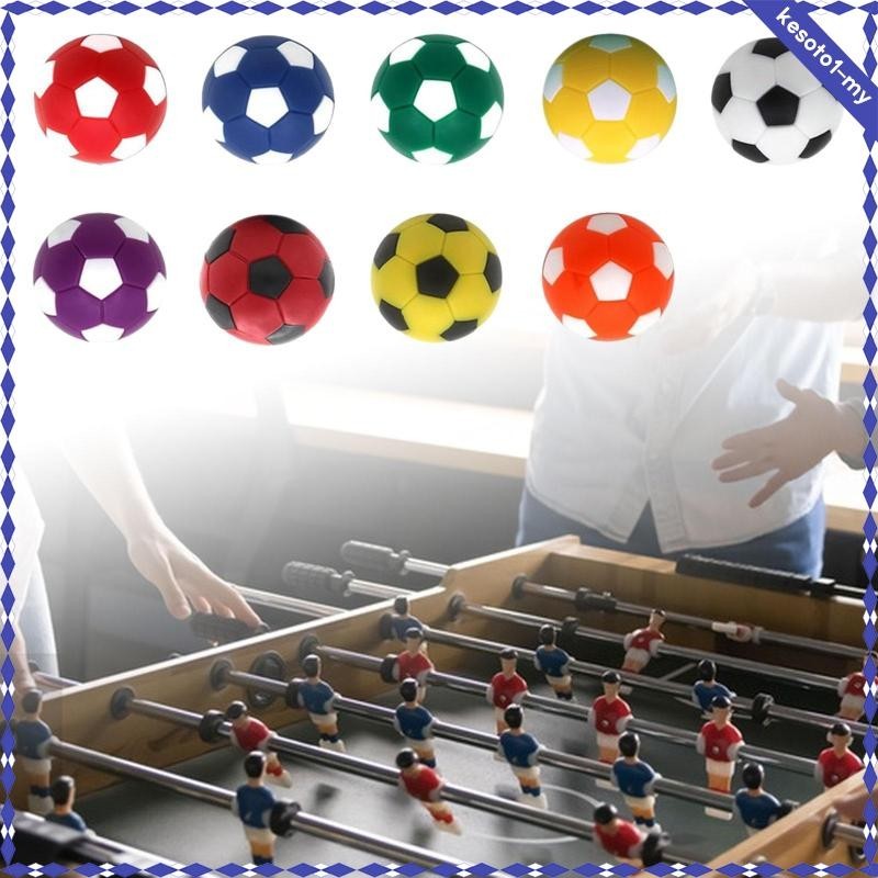 [KesotoafMY] 9 Pieces Foosball Balls 36mm 9 Colors Official Replacement