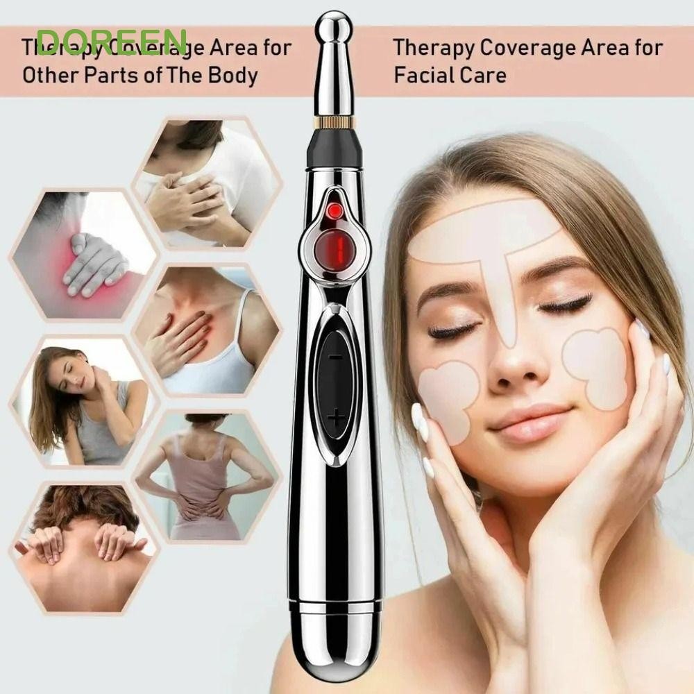 DOREEN Electronic Acupuncture Pen, 2/3/5 Heads Acupuncture Acupuncture ...