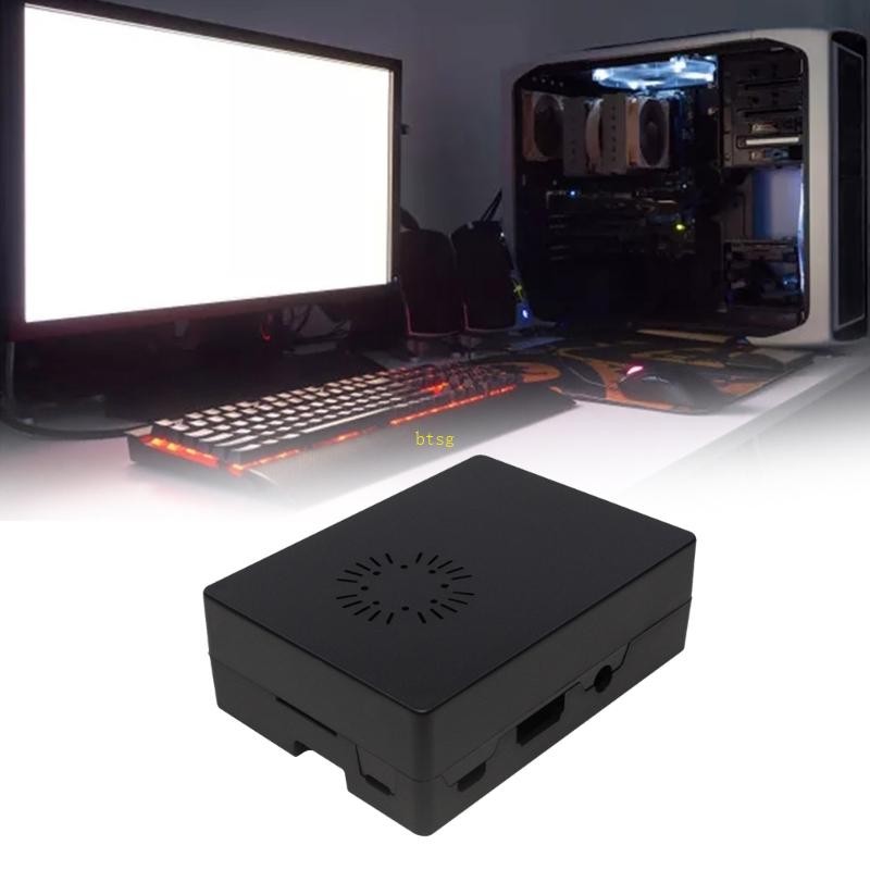 BT Case for RPi 3B Plus ABS Cooling Fan Case Enclosure Box for RPI 3B ...