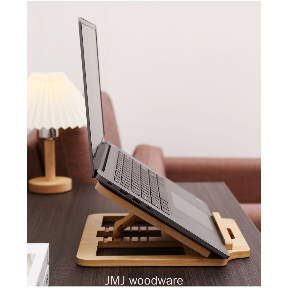 Folding Computer Desk Desktop Laptop Stand Bracket Heightening Cooling ...