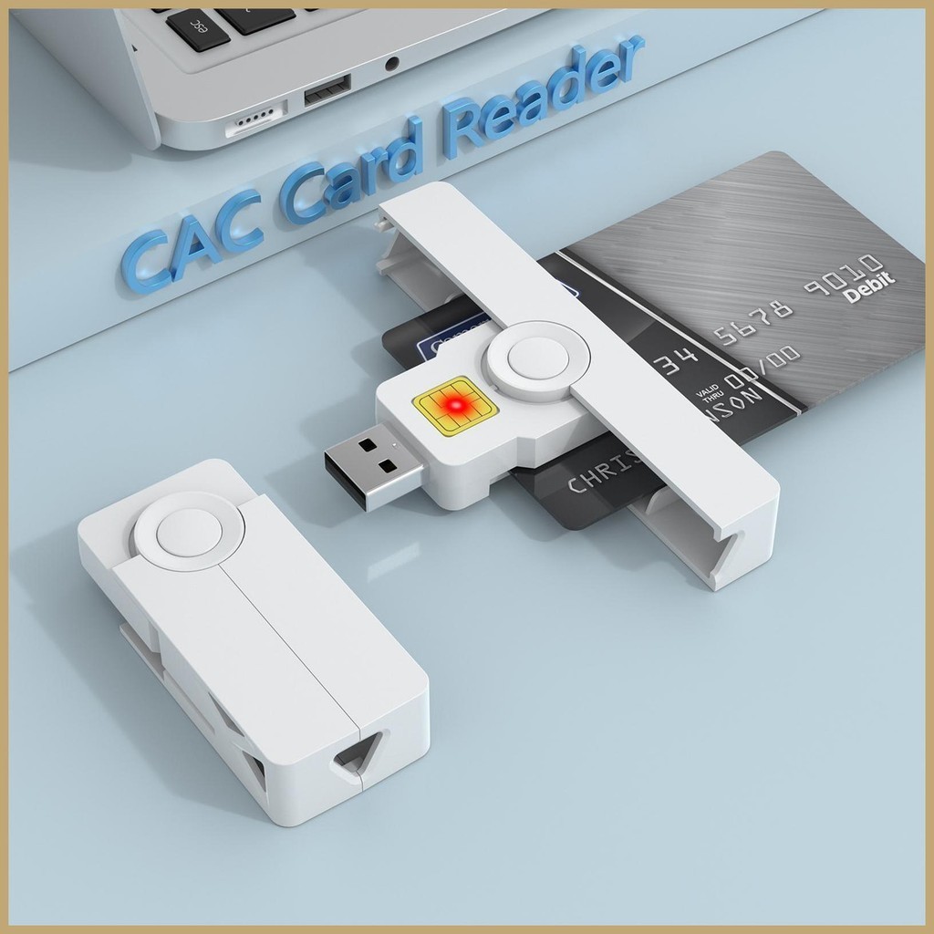 USB C CAC Reader Mini Common Access CAC Card Reader Portable CAC Reader ...