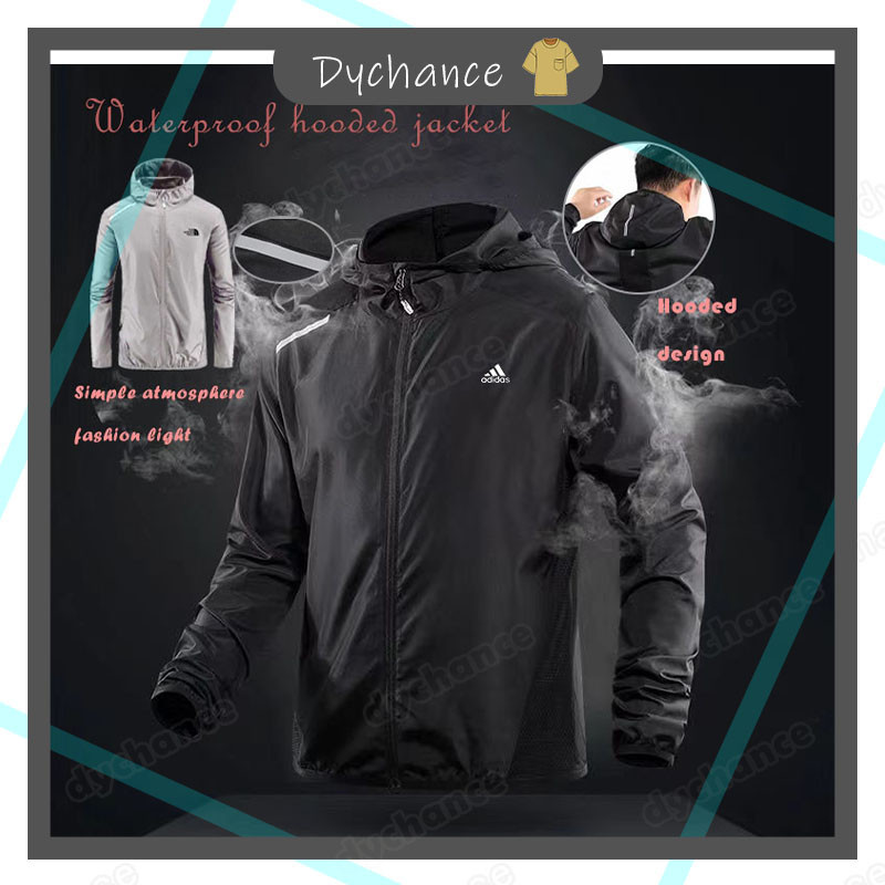 UPF50+ Hooded Jacket Sun Protection Men's UV Protection Quick Dry ...