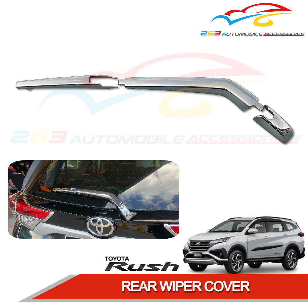 TOYOTA RUSH 2018-2021 REAR WIPER COVER (CHROME) '3 PC/SET' | Shopee ...