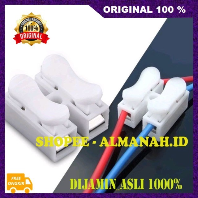Safety 2-Pin Cable Connection Electrical Cable Connector 50pcs Original ...