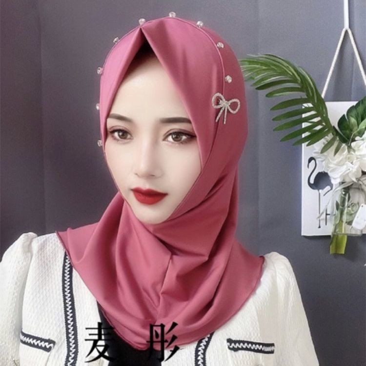 Pashmina Shawl Turkey Hijab Tudung Bawal Muslim Woman Veil Khinmar Instant Hijab Scarf Veil 4772