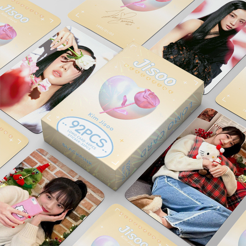 KPOP 92pcs/box JISOO Photocard BLACKPINK Album KPOP LOMO Card Postcard Shopee Malaysia