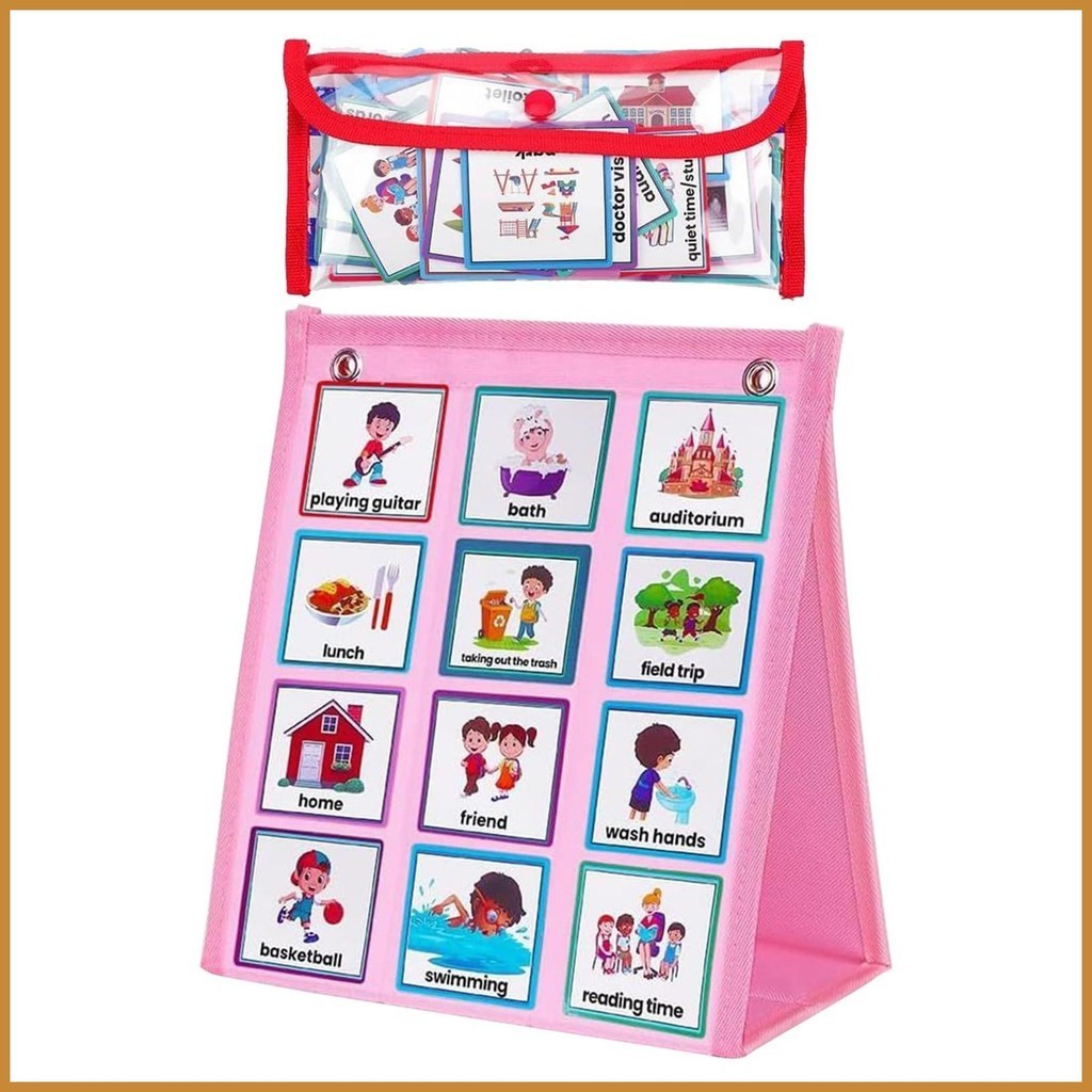 Visual Schedule Picture Cards Planning Board For Kids Waterproof ...