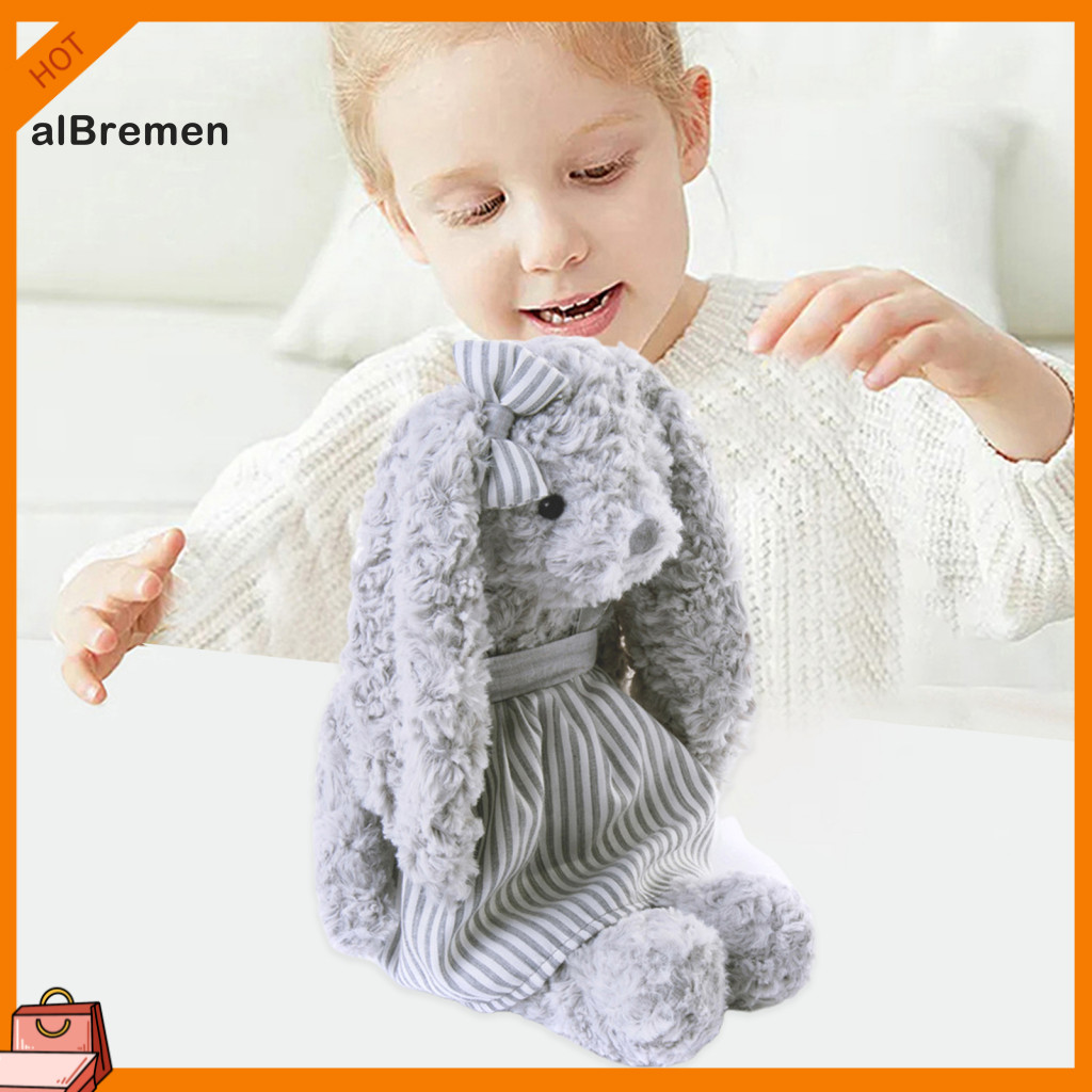 (New) Iconic Doll Soft Grey Bunny Plush Toy Adorable Rabbit Doll for ...