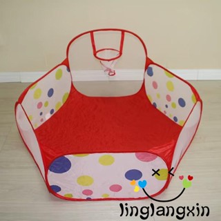 Llx-baby Ball Pit Play Tent 6-sided Ball Pit With Basketball Hoop For 