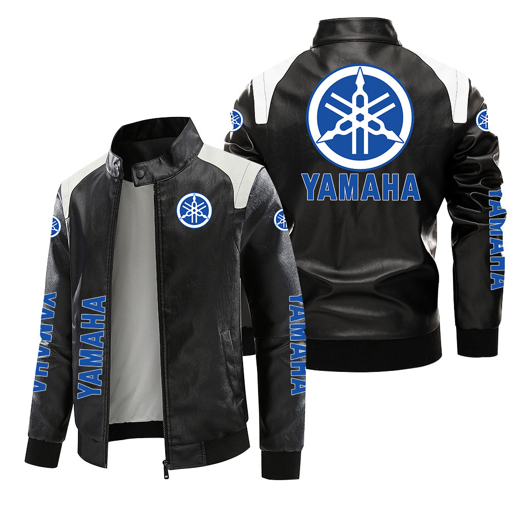 Yamaha Leather Jacket, Rider Club Customized Leather Jacket, Stand-Up ...