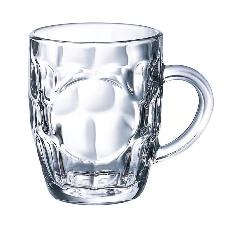 Pineapple Shaped Transparent Glass Mug with Handle 280ml/550ml Cawan ...
