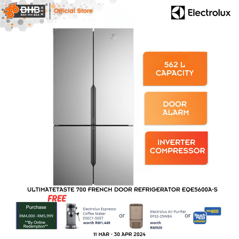 Electrolux UltimateTaste 700 French Door Refrigerator 562L Door Alarm ...