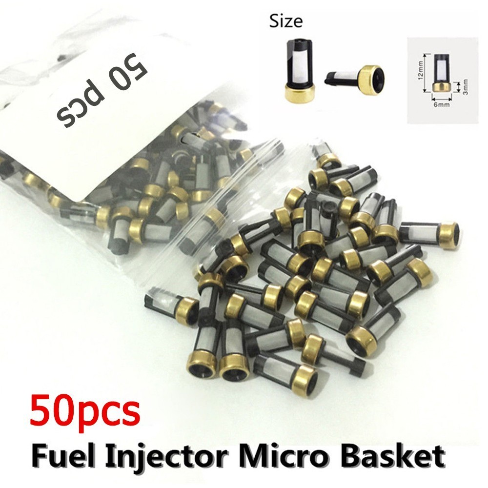 500 Pcs Diesel Fuel Injector Micro Filter - Metal Mesh Fits Aisan - Foto 6