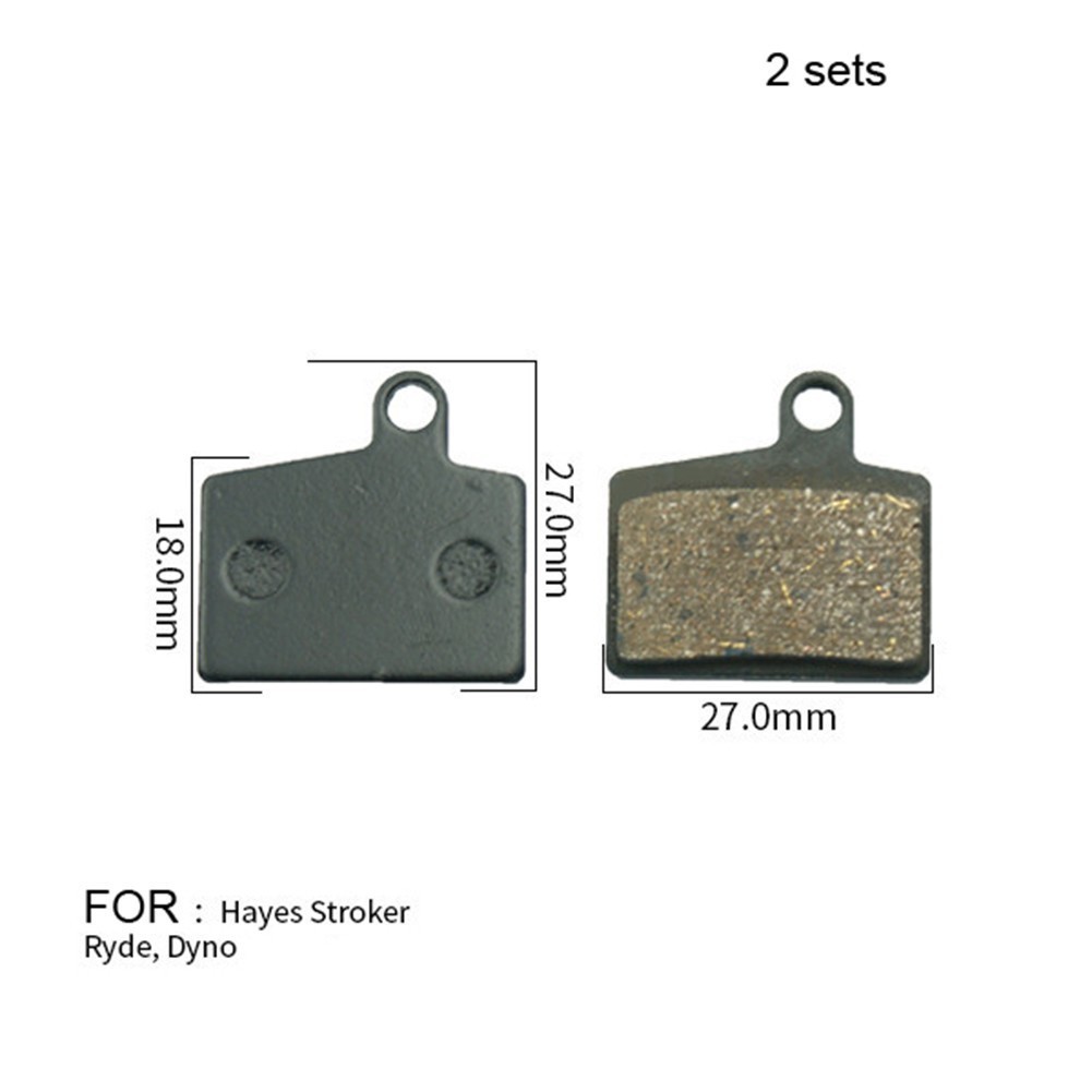 2 Pairs Bike Semi Metal Resin Brake Pads For Hayes For Stroker For Ryde For Dyno Shopee Malaysia 9982