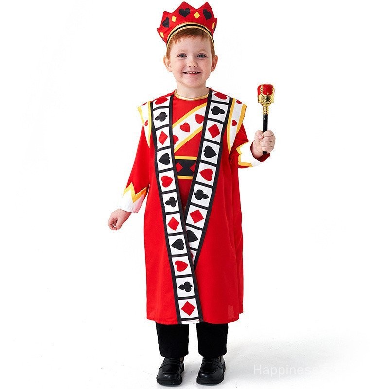 24 Hours Delivery B Halloween Costume Poker Kingdom Red King Costume ...