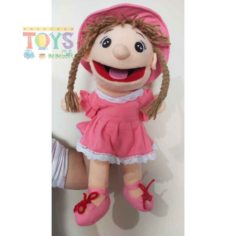 Lucy-muppet Handpuppet-Panggung Dolls-Story Dolls-Girls Hand Puppets ...