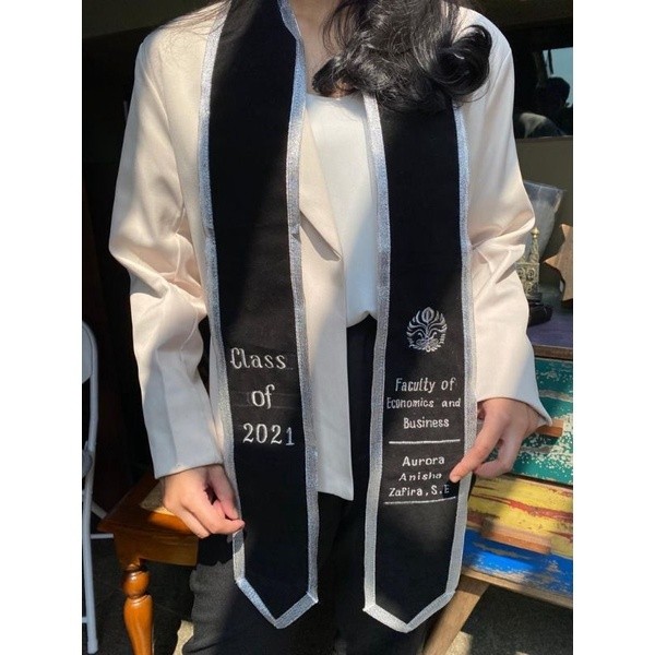 Graduation sash neck\necklace one day becomes a graduation sash ...