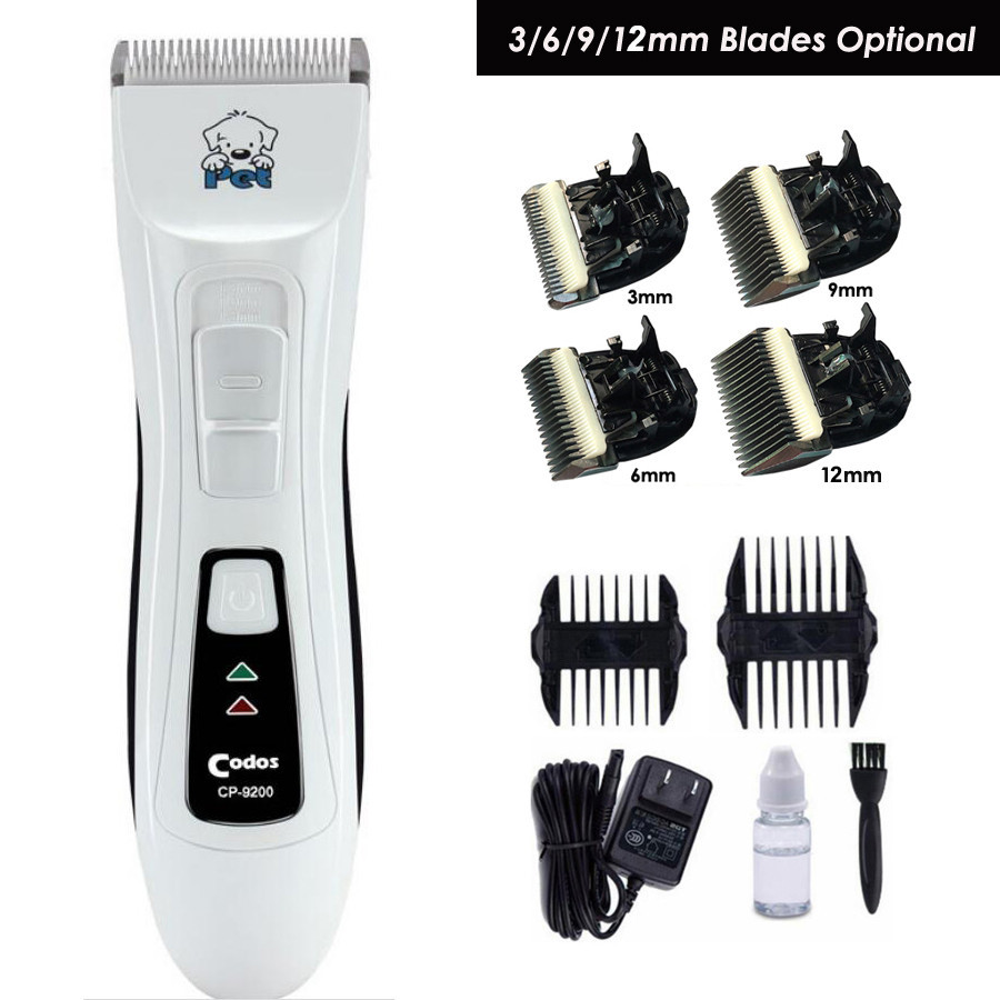 Codos CP9200 Dog Hair Clipper Pet Trimmer Professional Rechargeable ...