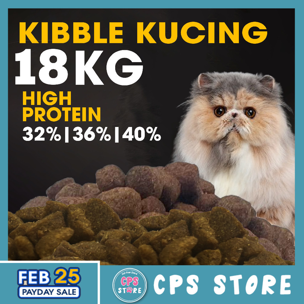 Picture of 【18 KG KIBBLES 40% Protein】 High Protein Kibbles Chicken And Tuna Cat ...