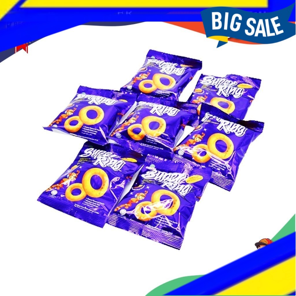 (7 pcs/pack) Super Ring Cheese Flavoured Snack 14g | Shopee Malaysia